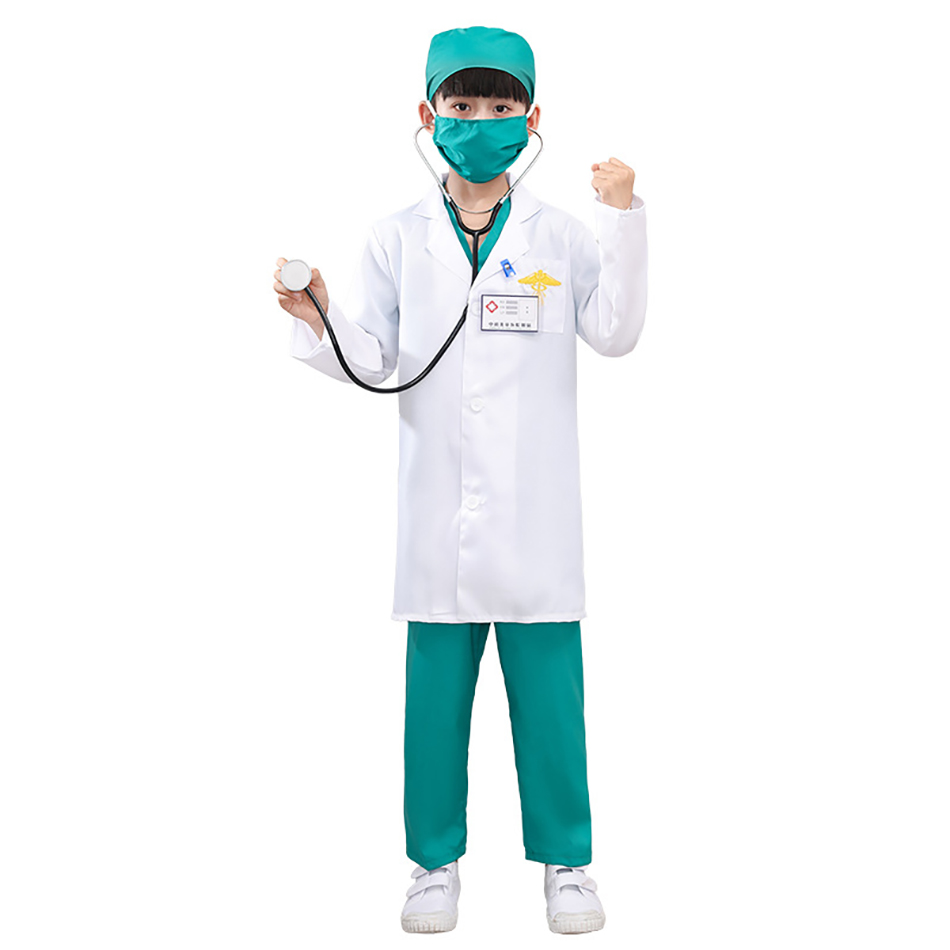 7 ピース/パック子供白医療制服白衣ドクター看護師少年少女パ - Kids Doctor Education のレビューと価格