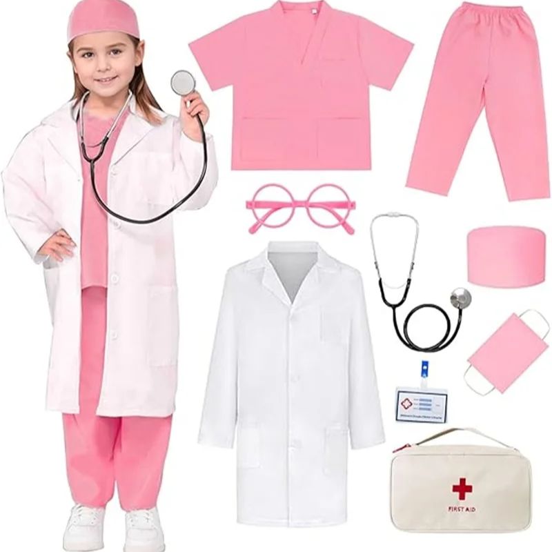キッズトップ + パンツ + コート + アクセサリー 9  - Kids Doctor Education のレビューと価格