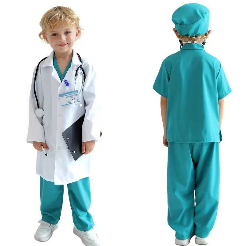 キッズトップ + パンツ + コート + アクセサリー 9  - Kids Doctor Education のレビューと価格