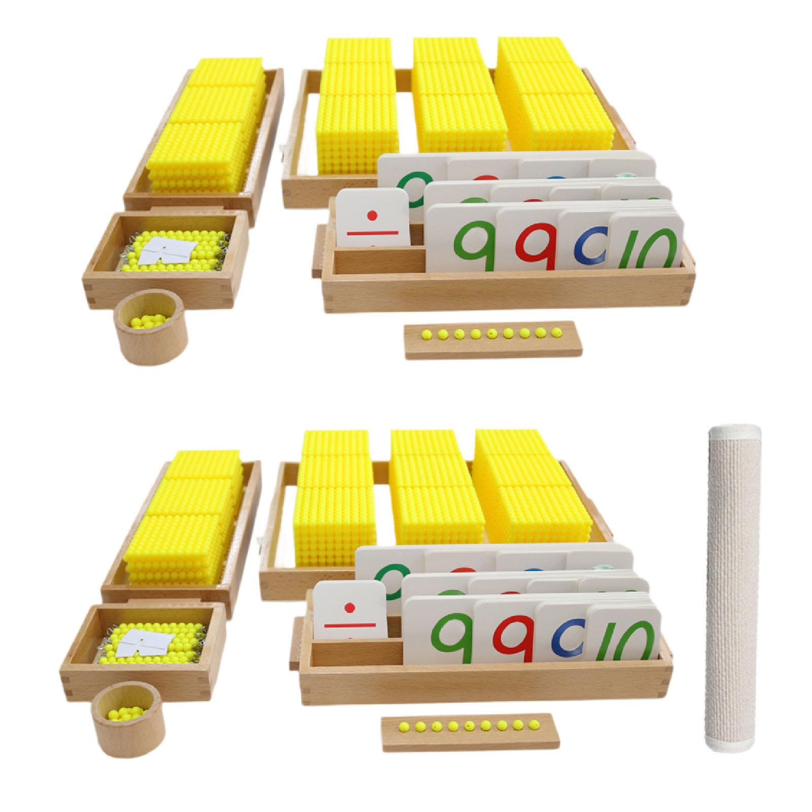 モンテッソーリ式算数おもちゃ、十進法システム、数の概念を教え - Kids Education System のレビューと価格