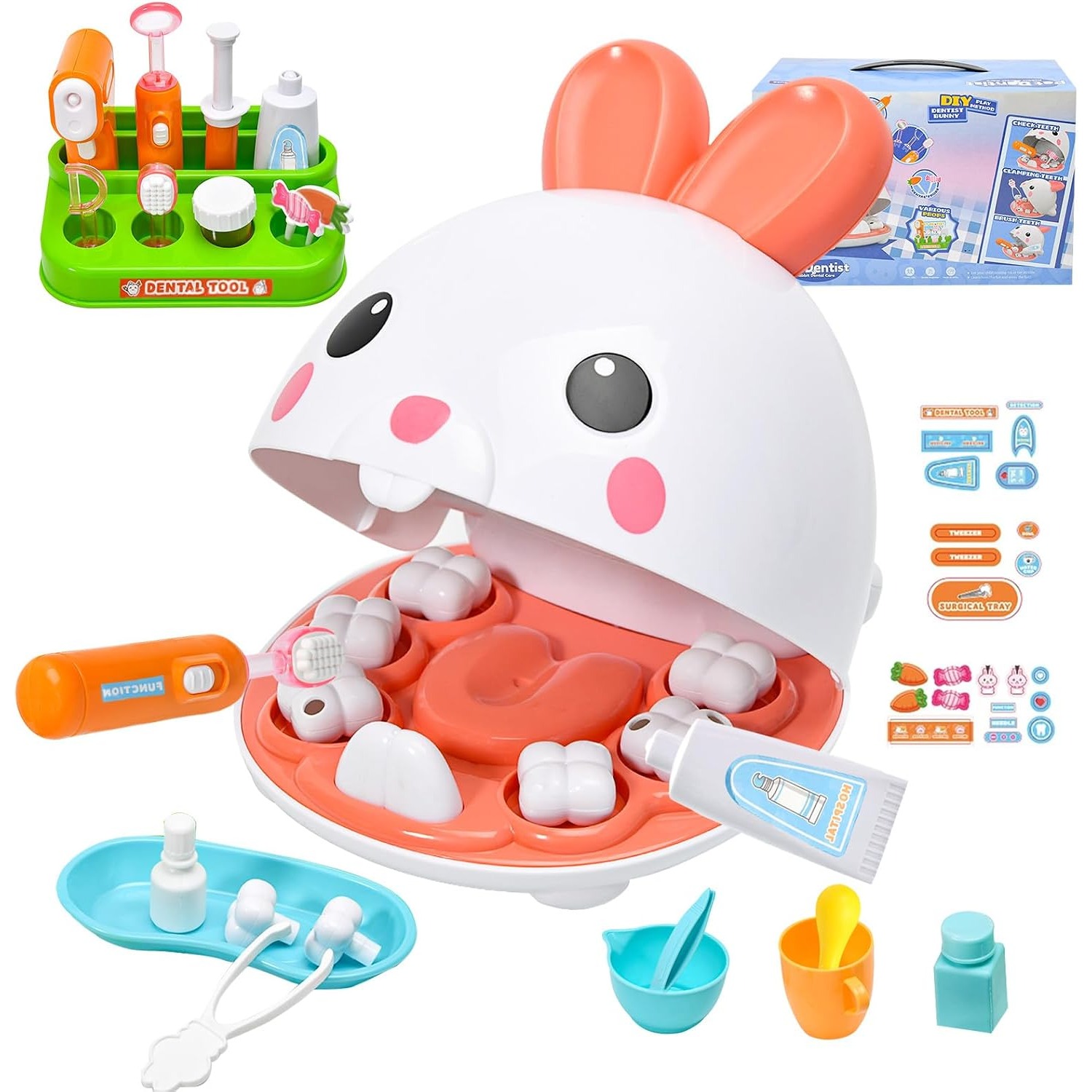 歯医者キットごっこ遊びセット歯歯科用ツール医療ペットドクター - Kids Doctor Education のレビューと価格
