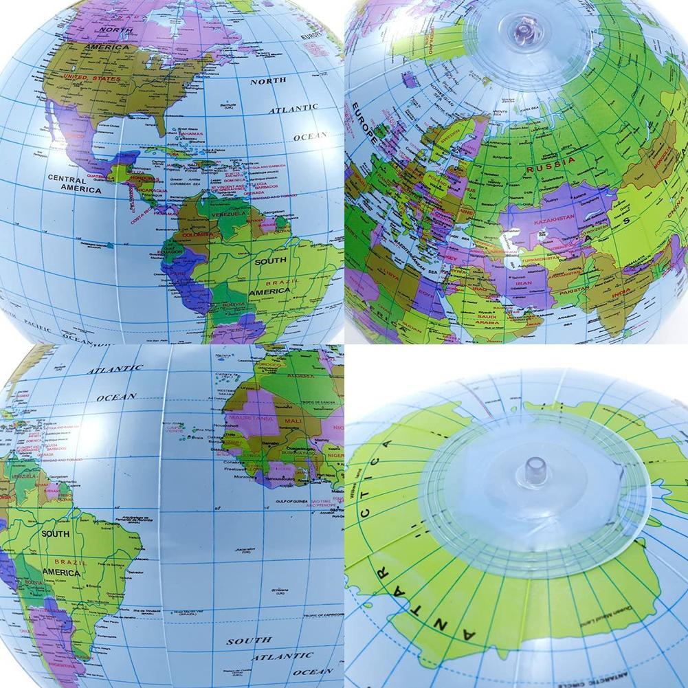 12/16 インチインフレータブルグローブビーチボールおもち - Educational Globe For Kids のレビューと価格