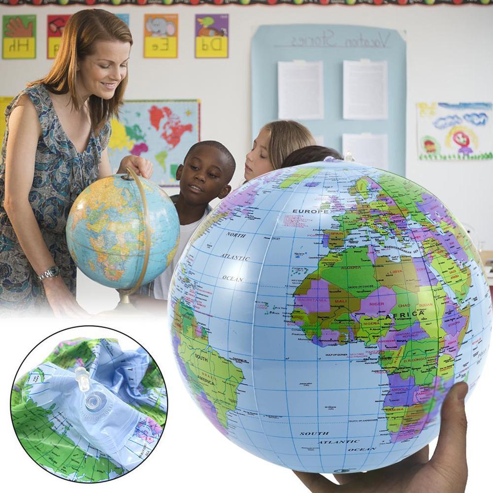 12/16 インチインフレータブルグローブビーチボールおもち - Educational Globe For Kids のレビューと価格