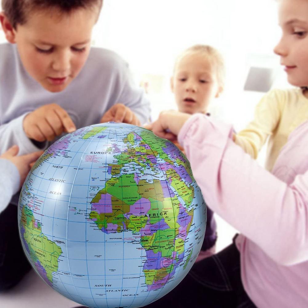 12/16 インチインフレータブルグローブビーチボールおもち - Educational Globe For Kids のレビューと価格