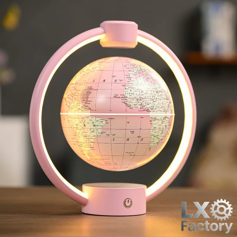 14cm空中浮遊地球儀360度回転 °   回転する世界地図 - Educational Globe For Kids のレビューと価格