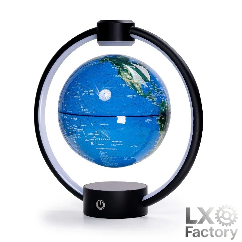 14cm空中浮遊地球儀360度回転 °   回転する世界地図 - Educational Globe For Kids のレビューと価格