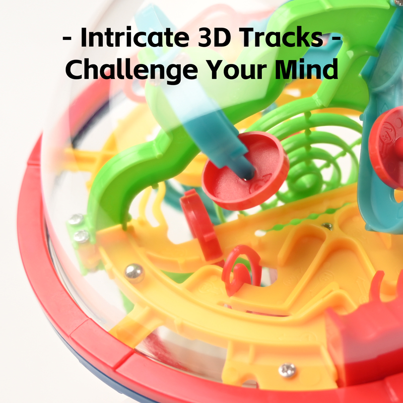 3D マジックボールラビリンス頭の体操スマートパズル 100 - Educational Globe For Kids のレビューと価格