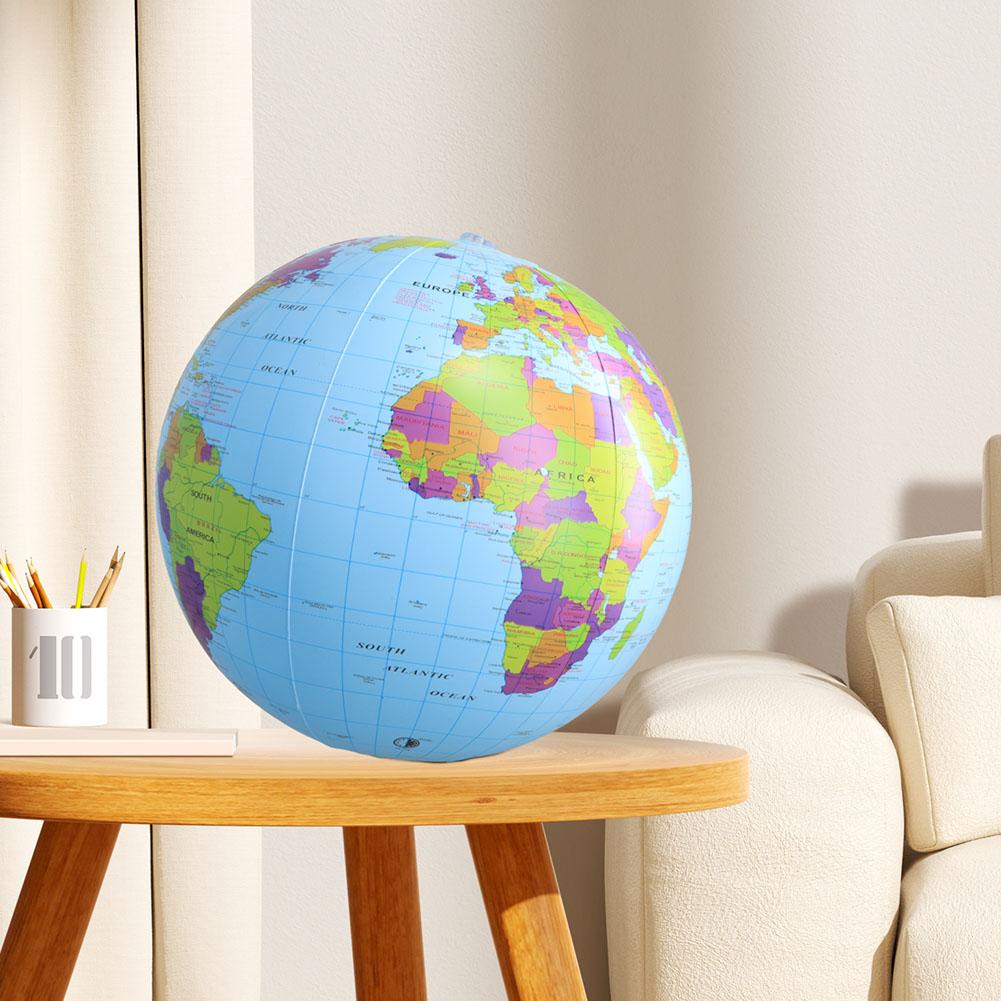 12/16 インチインフレートグローブビーチボールおもちゃ地 - Educational Globe For Kids のレビューと価格