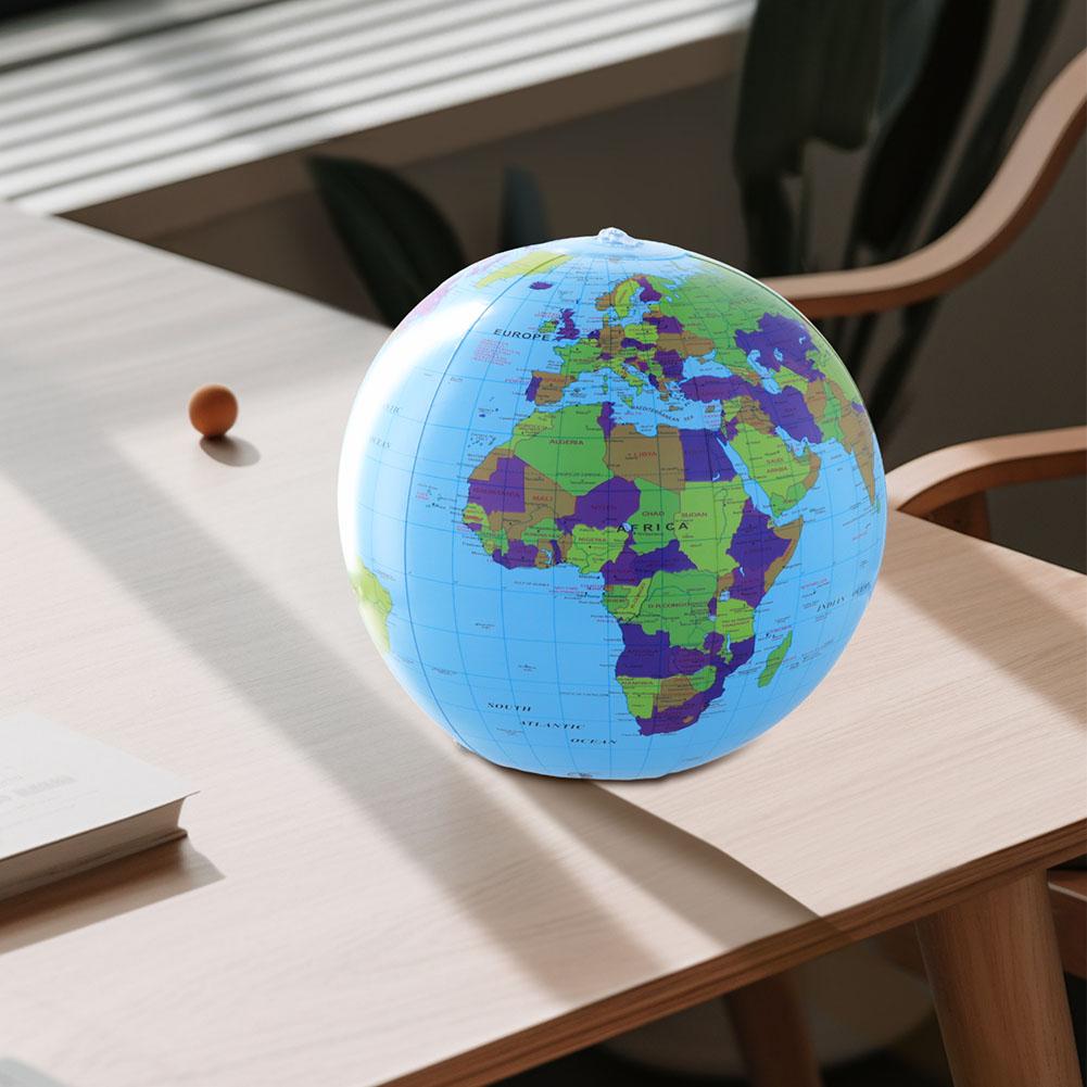 12/16 インチインフレートグローブビーチボールおもちゃ地 - Educational Globe For Kids のレビューと価格