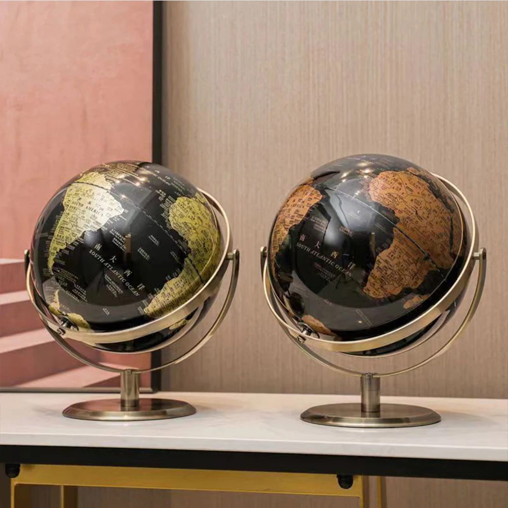 家の装飾アクセサリーレトロ世界地球儀現代デスクトップ地球儀地 - Educational Globe For Kids のレビューと価格
