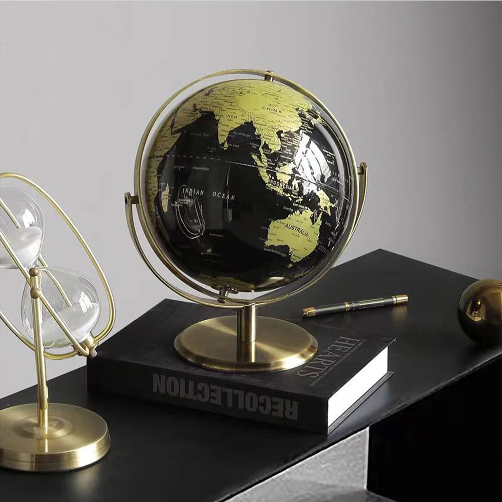 家の装飾アクセサリーレトロ世界地球儀現代デスクトップ地球儀地 - Educational Globe For Kids のレビューと価格