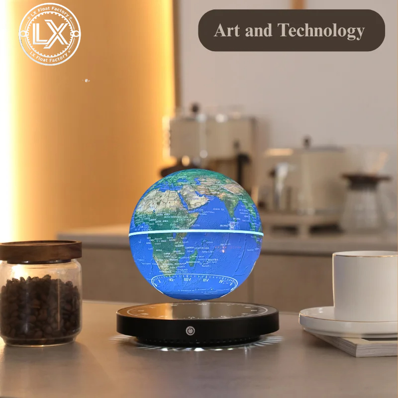 磁気浮遊地球儀 LEDライト付き地球儀 世界地図 ホームオフ - Educational Globe For Kids のレビューと価格