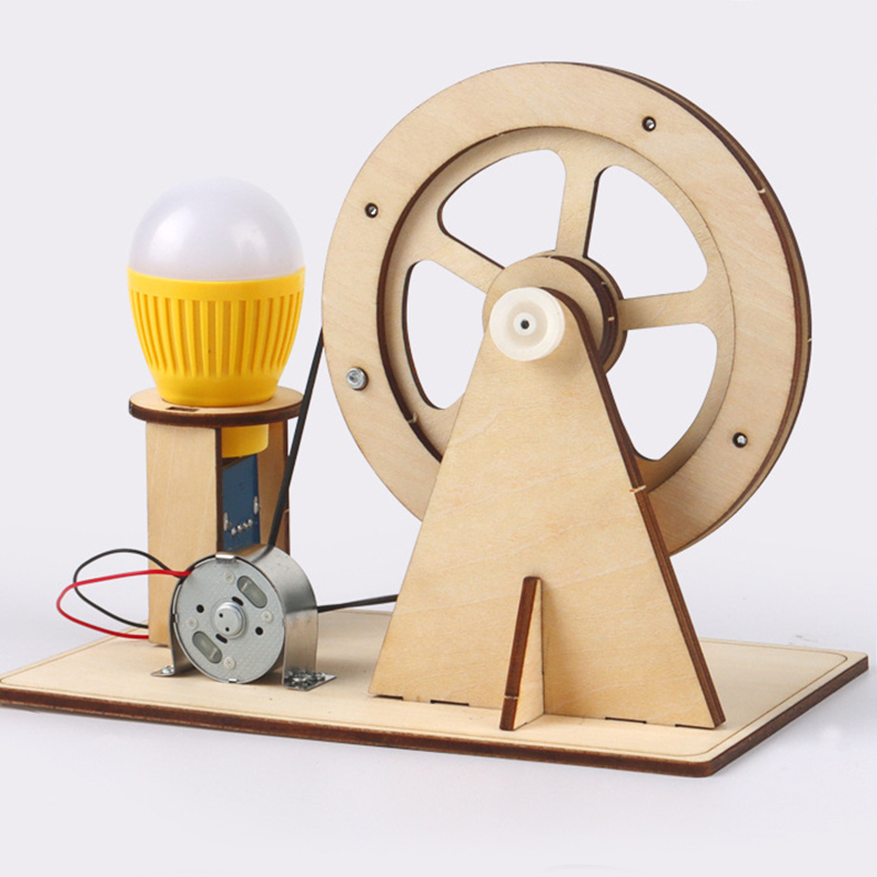 木製ハンドジェネレーター子供の科学おもちゃ面白い STEM  - Kids Doctor Education のレビューと価格