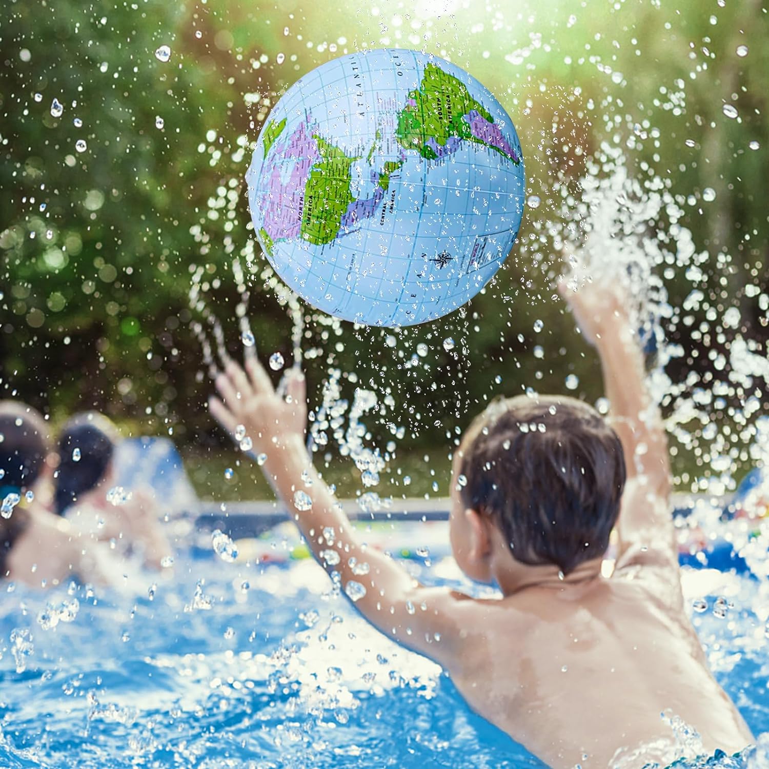 1/2/4個入り インフレータブル地球儀 膨らませる世界地図 - Educational Globe For Kids のレビューと価格