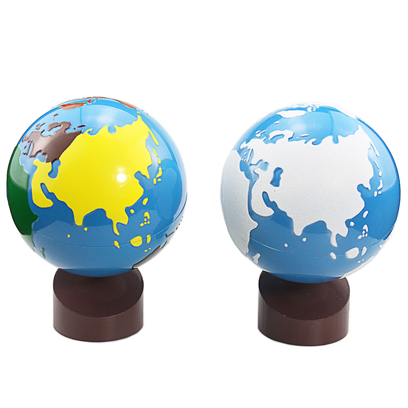 モンテッソーリ地理玩具地理的イブニング地球のおもちゃプラスチ - Educational Globe For Kids のレビューと価格