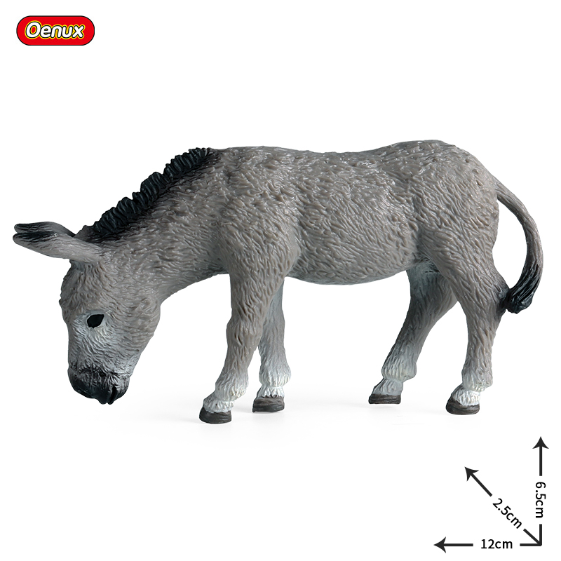 Oenux-野生動物のロバのアクションフィギュア,農場の装飾 - Kids Without Education のレビューと価格