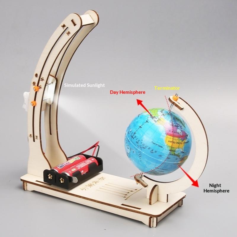 1セットSTEM教育用地球儀おもちゃDIY地球模型昼夜循環科 - Educational Globe For Kids のレビューと価格