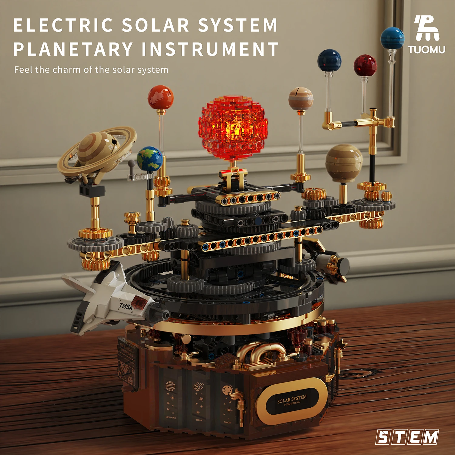 電動回転式太陽系ビルディングブロック航空宇宙地球模型宇宙科学 - Kids Education System のレビューと価格