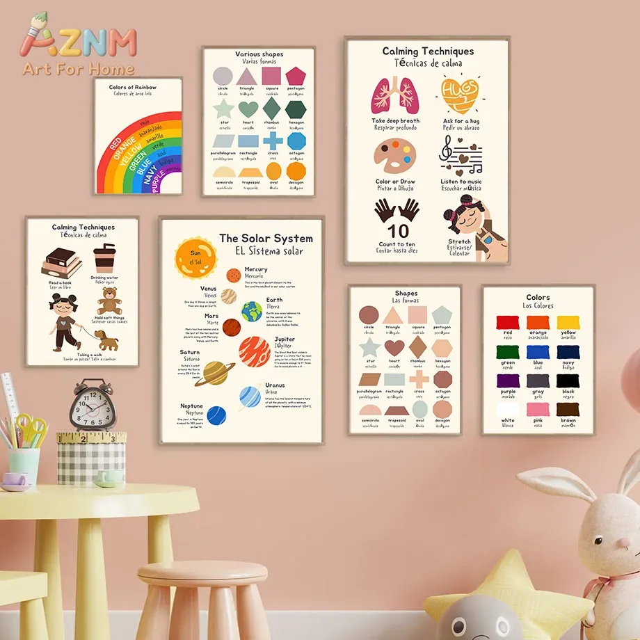 AZNM バイリンガル スペイン語 英語 子供用教育用キャン - Kids Education System のレビューと価格