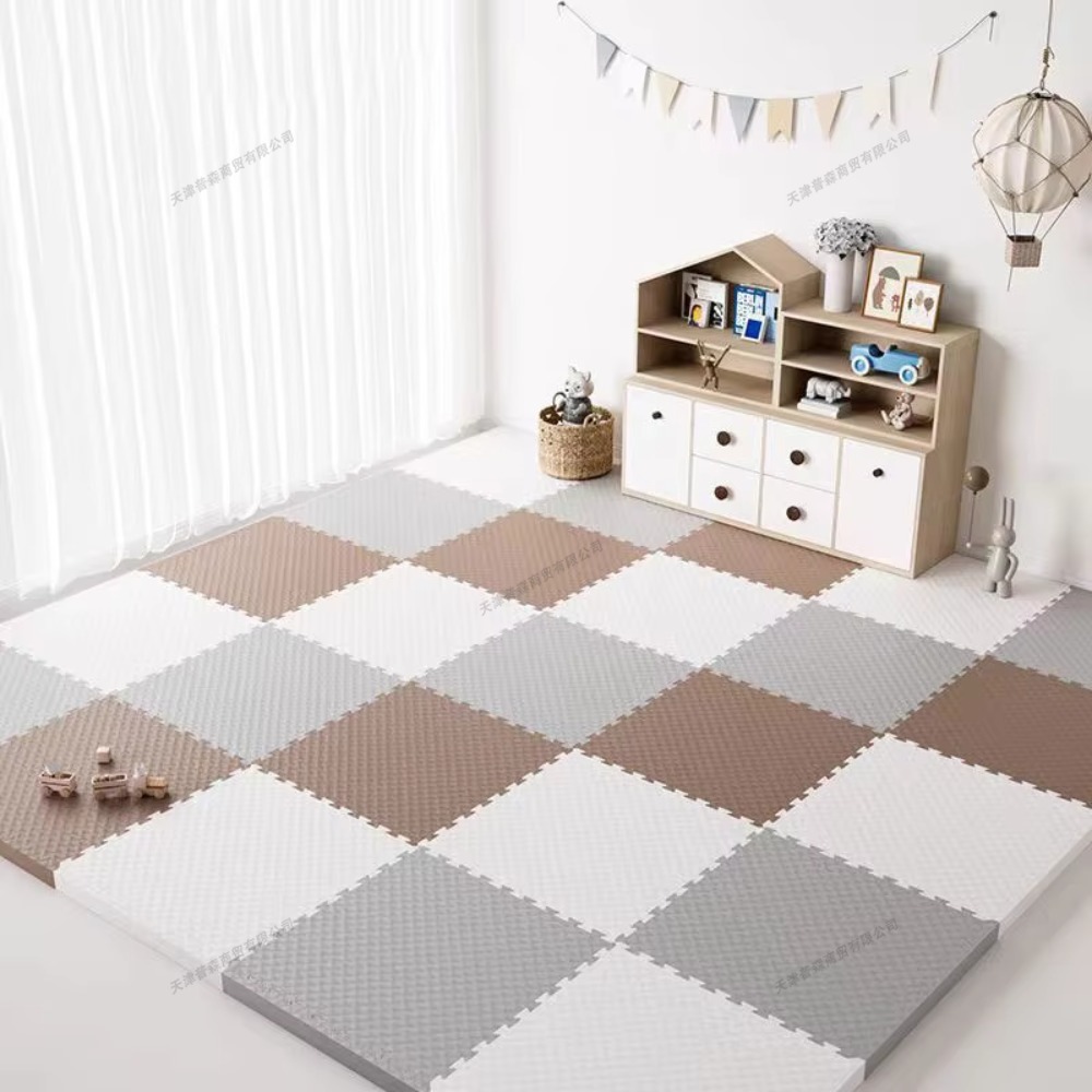 8枚セット 厚さ2.5cm ベビー プレイマット 60x60 - Kids Educational Mat のレビューと価格